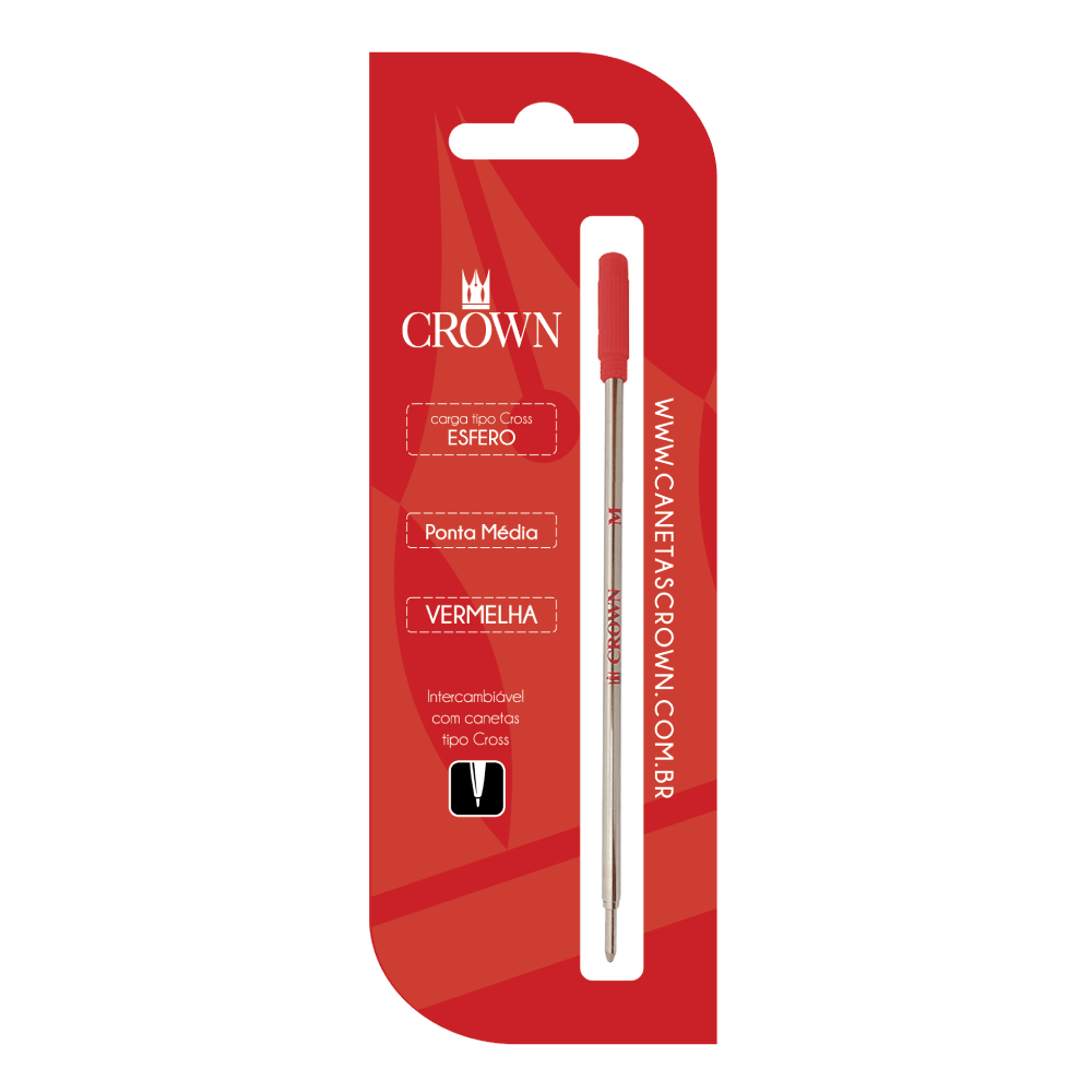 Carga-Esferografica-tipo-Cross-Vermelha Carga-Esferografica-tipo-Cross-Vermelha